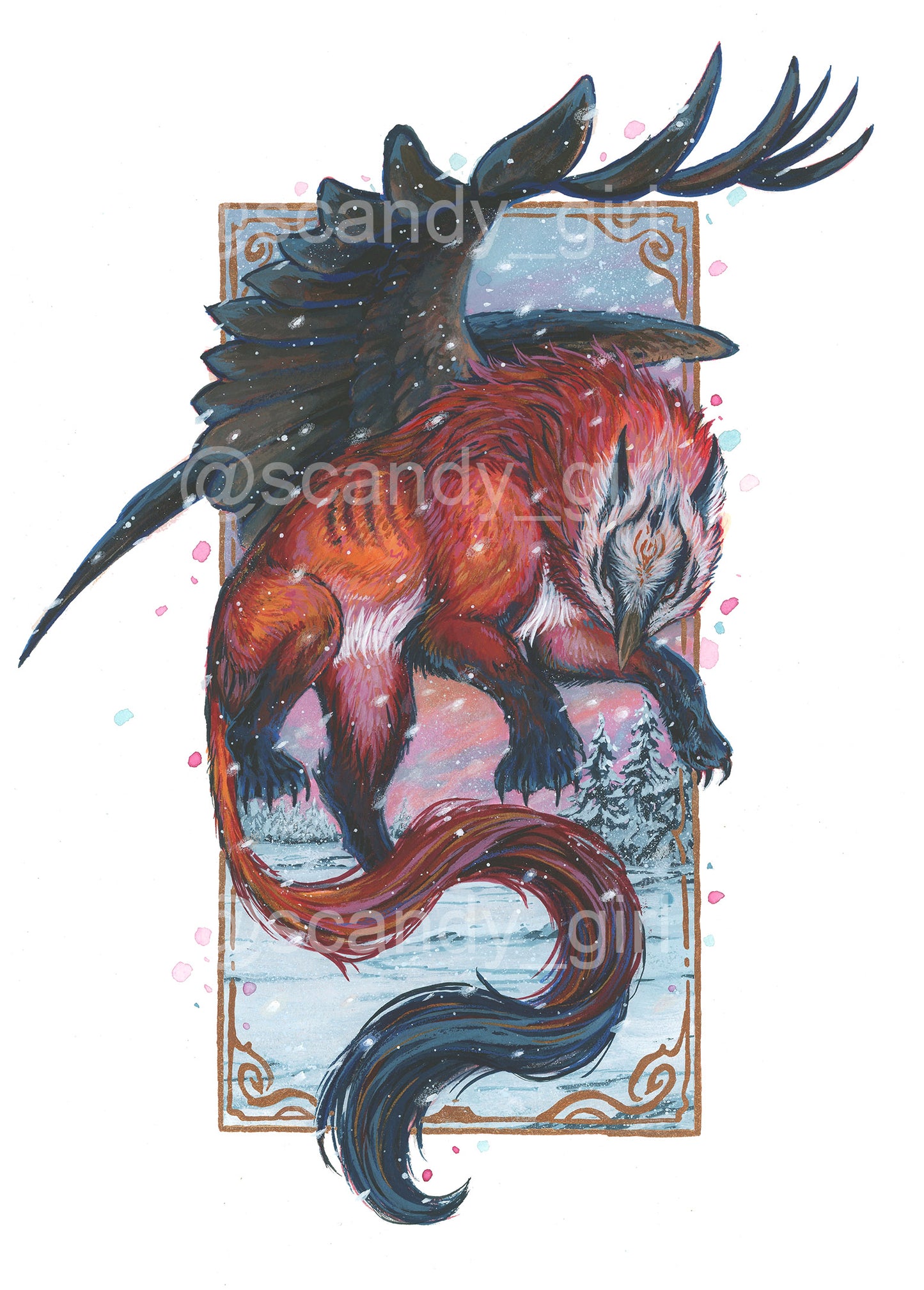 Bearded Vulture Griffin PRINT