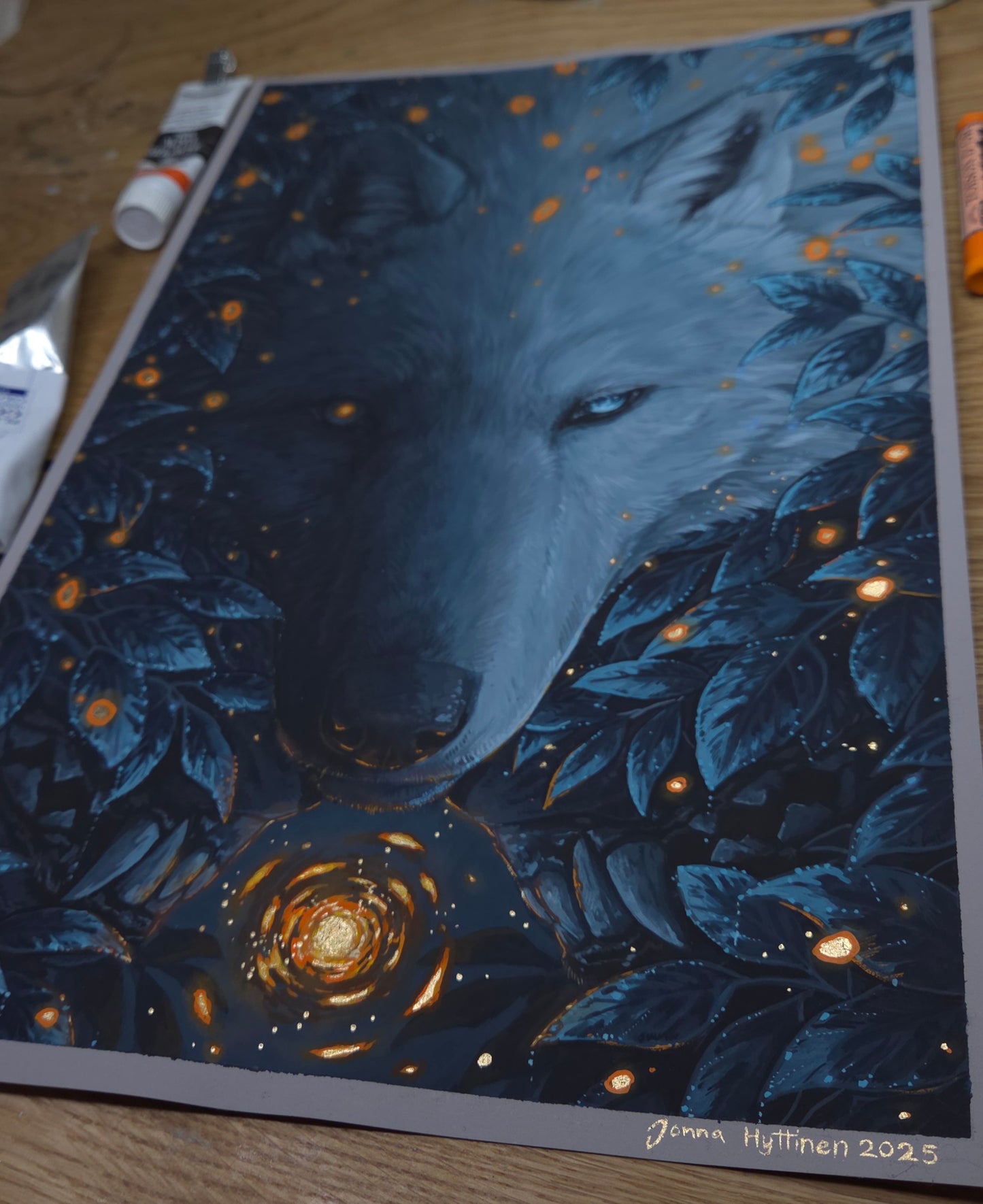 "In the Shadows" Original painting