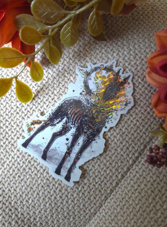 Headless Mule Sticker