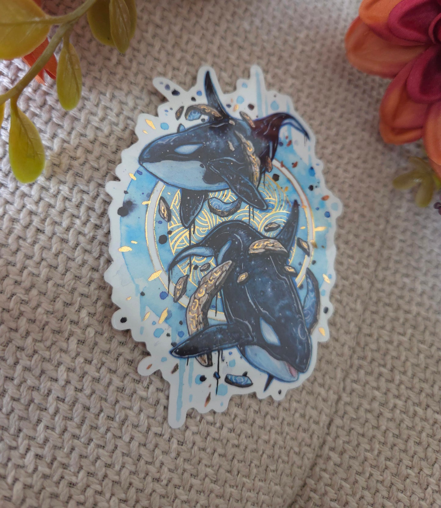 Ancient orcas Sticker