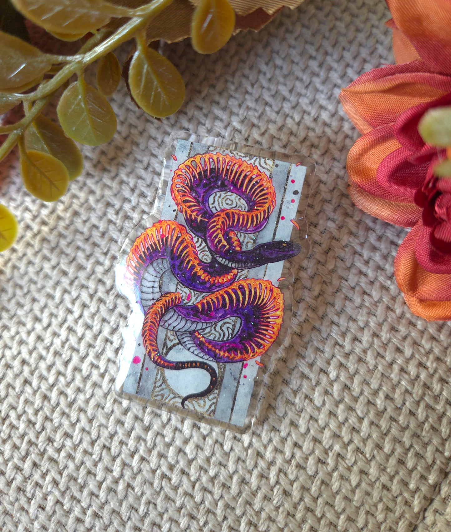 Snake Acrylic pin