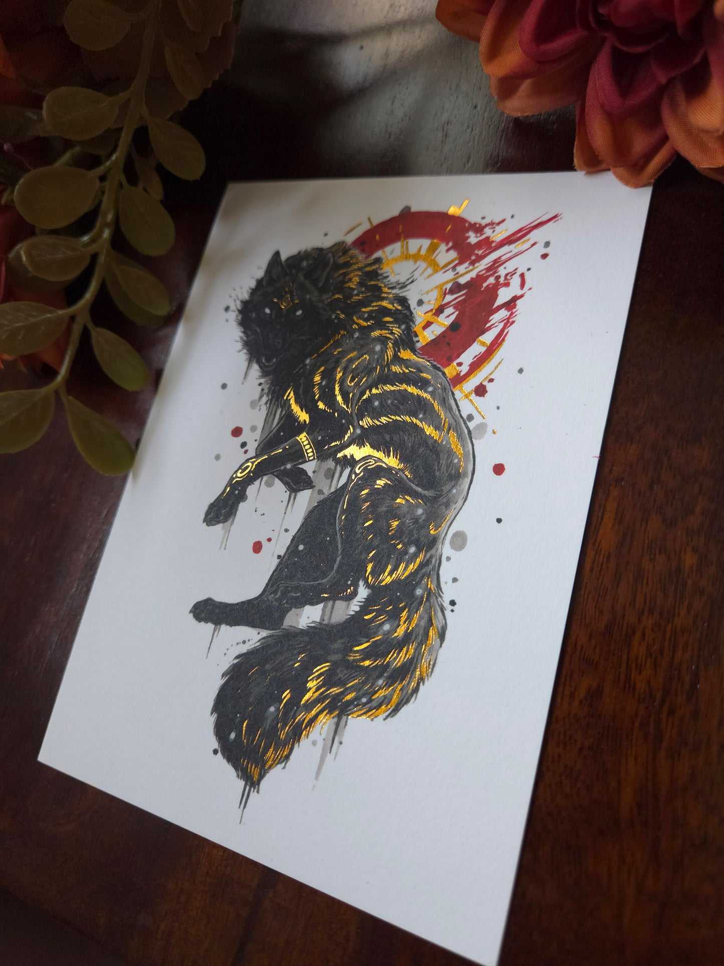 Amarok A6 Gold foil print