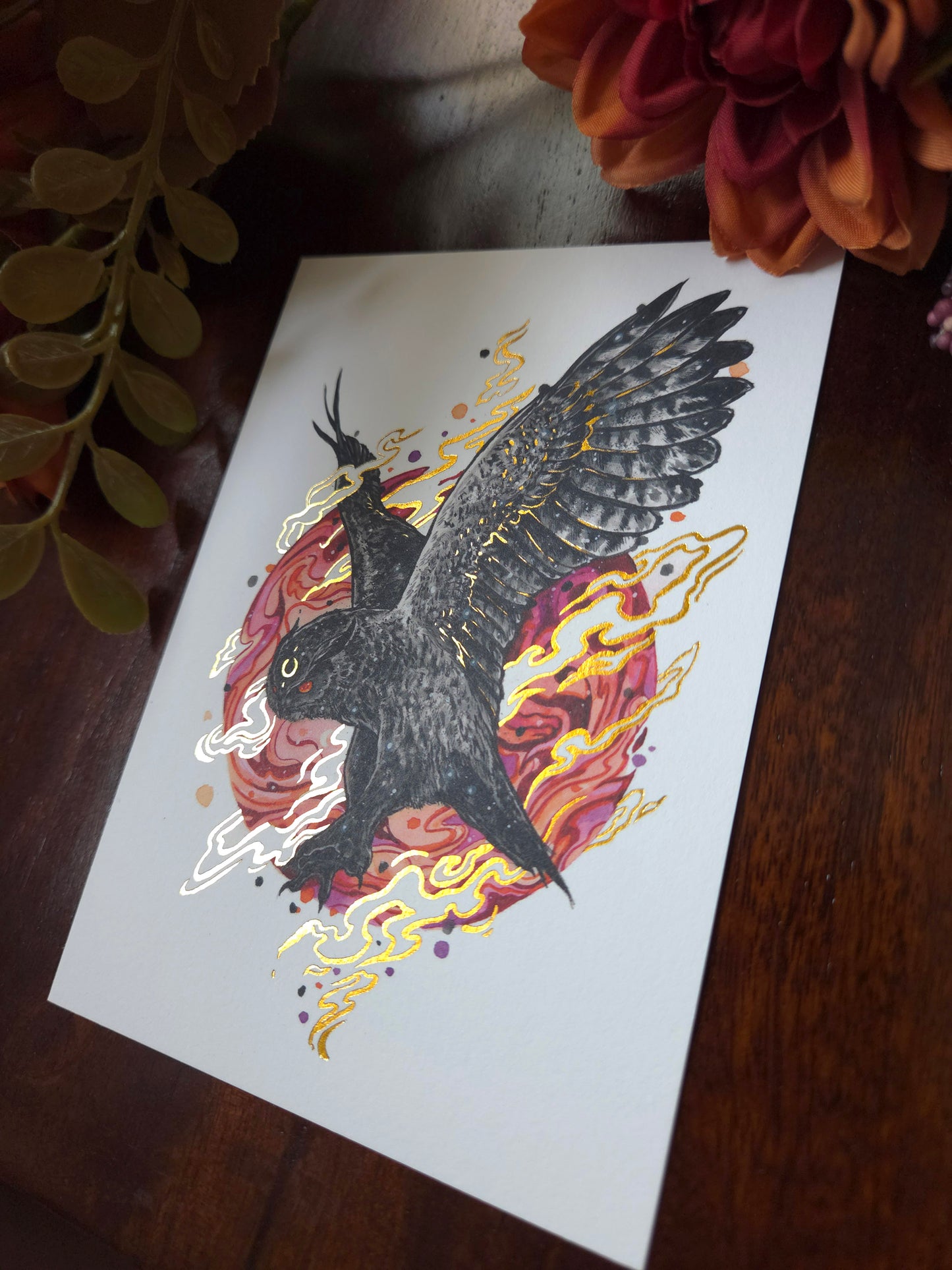 Tatarimokke A6 Gold foil print