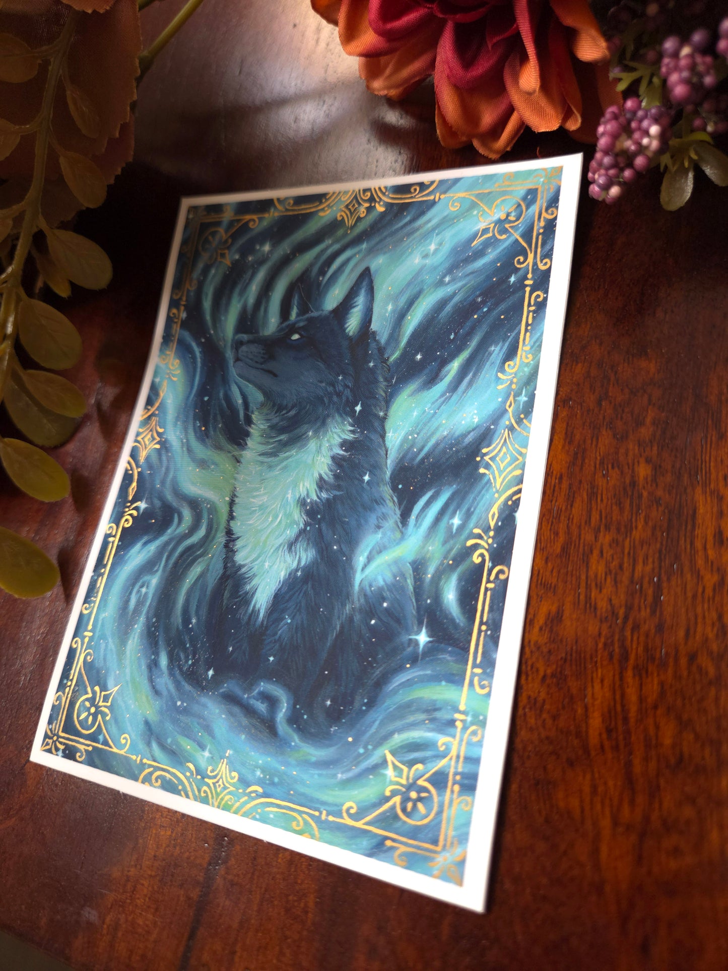 Aurora fox BIG Sticker