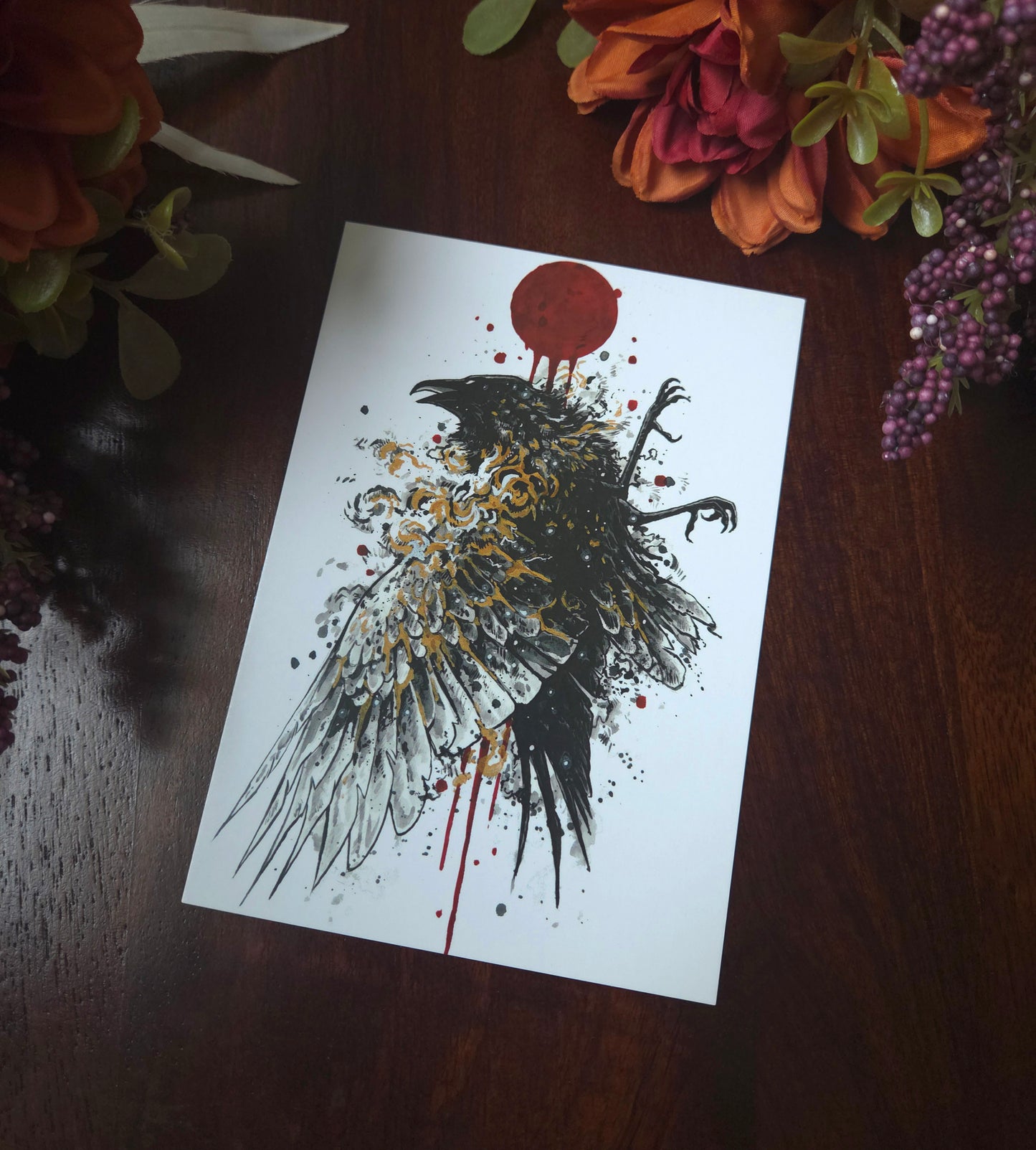 Apollos Raven Postcard