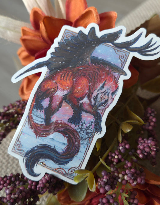 Bearded Vulture Griffin Sticker