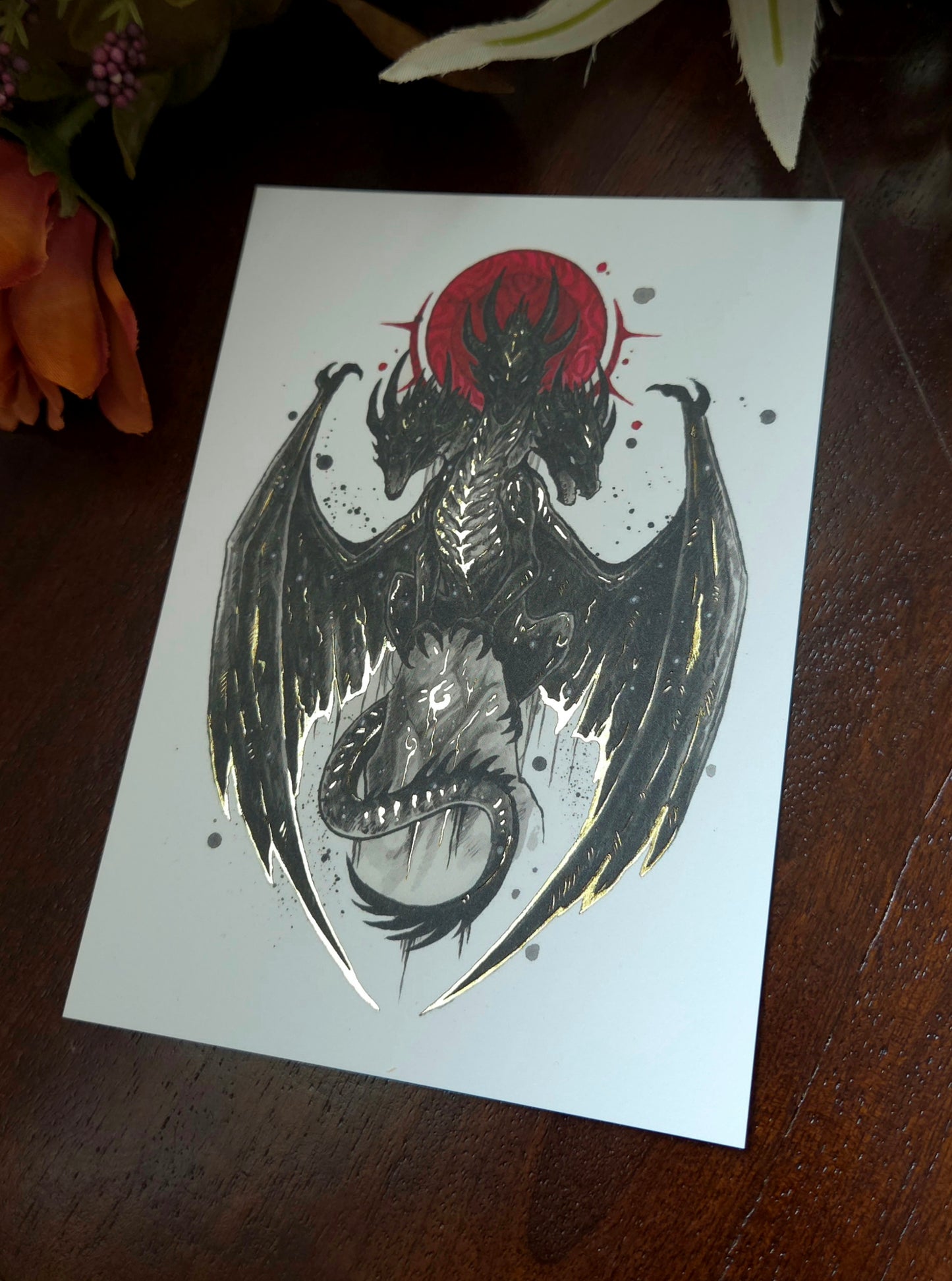 Chudo Yudo A6 Gold foil print