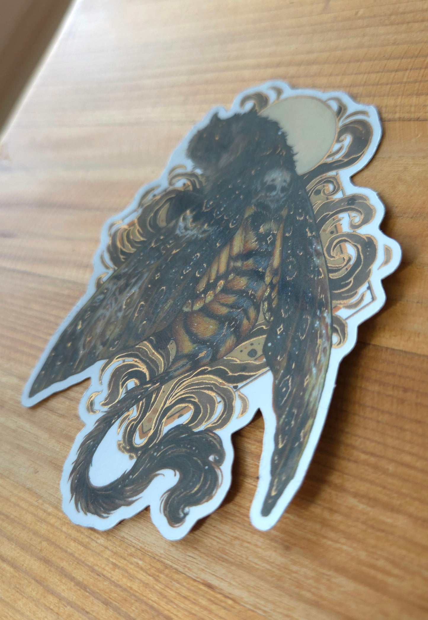 Tiger + Death Head's Hawk moth Sticker