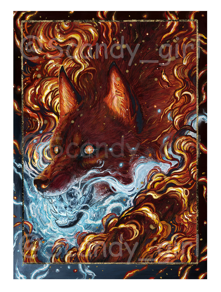 Blood moon Dragon Print (Copy)