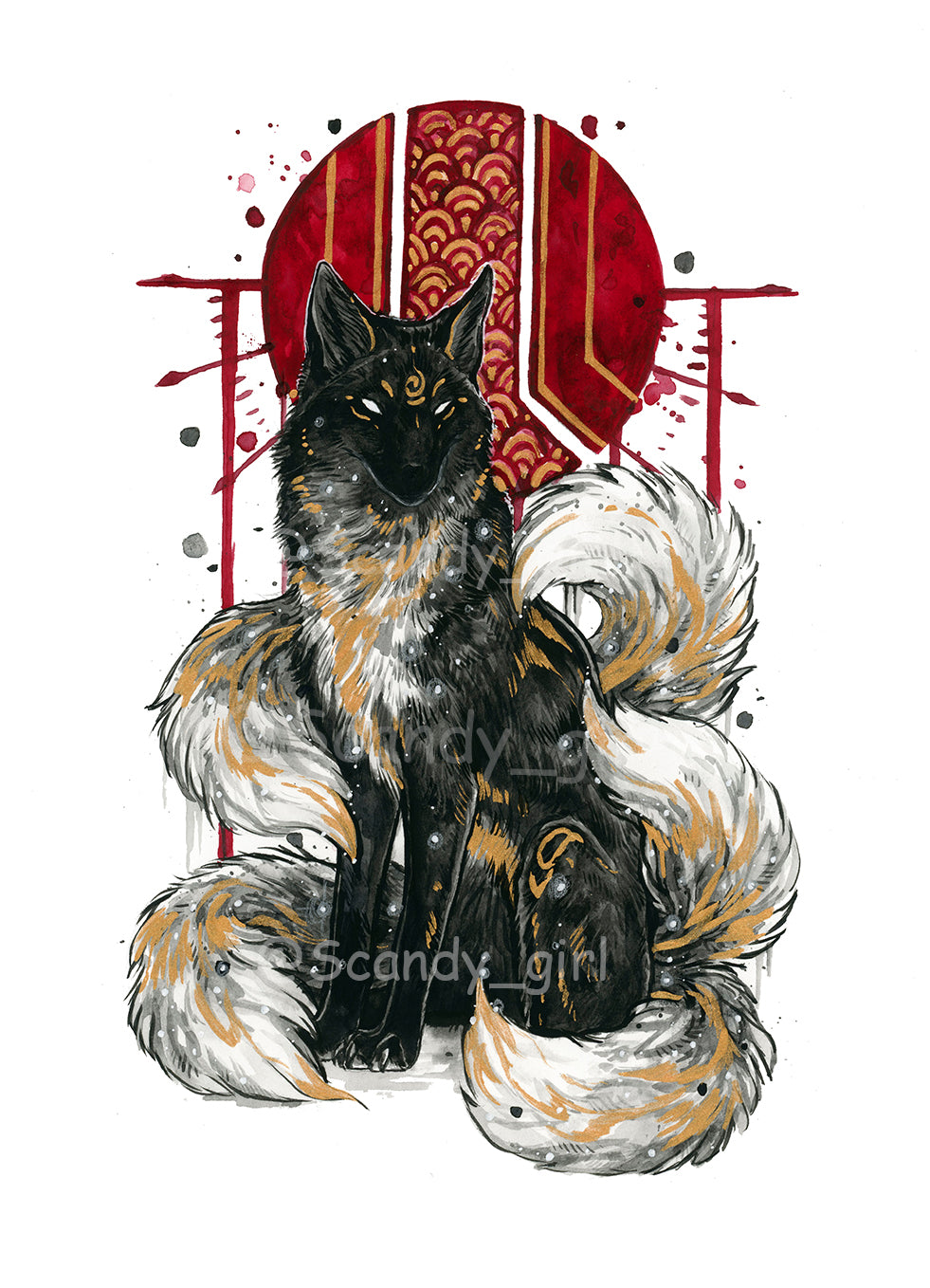 Mythtober Kitsune Print
