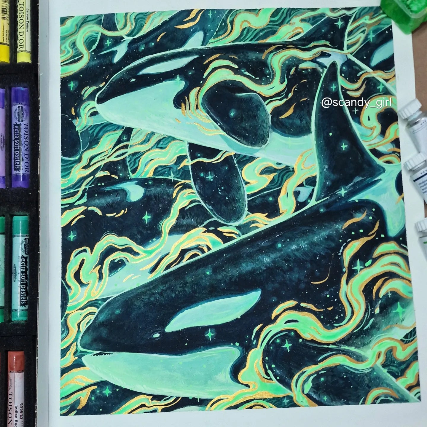Aurora Orcas Original painting