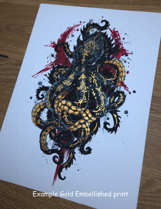 Mythtober Kraken Print
