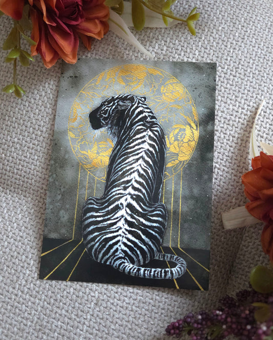 Golden Tiger Postcard