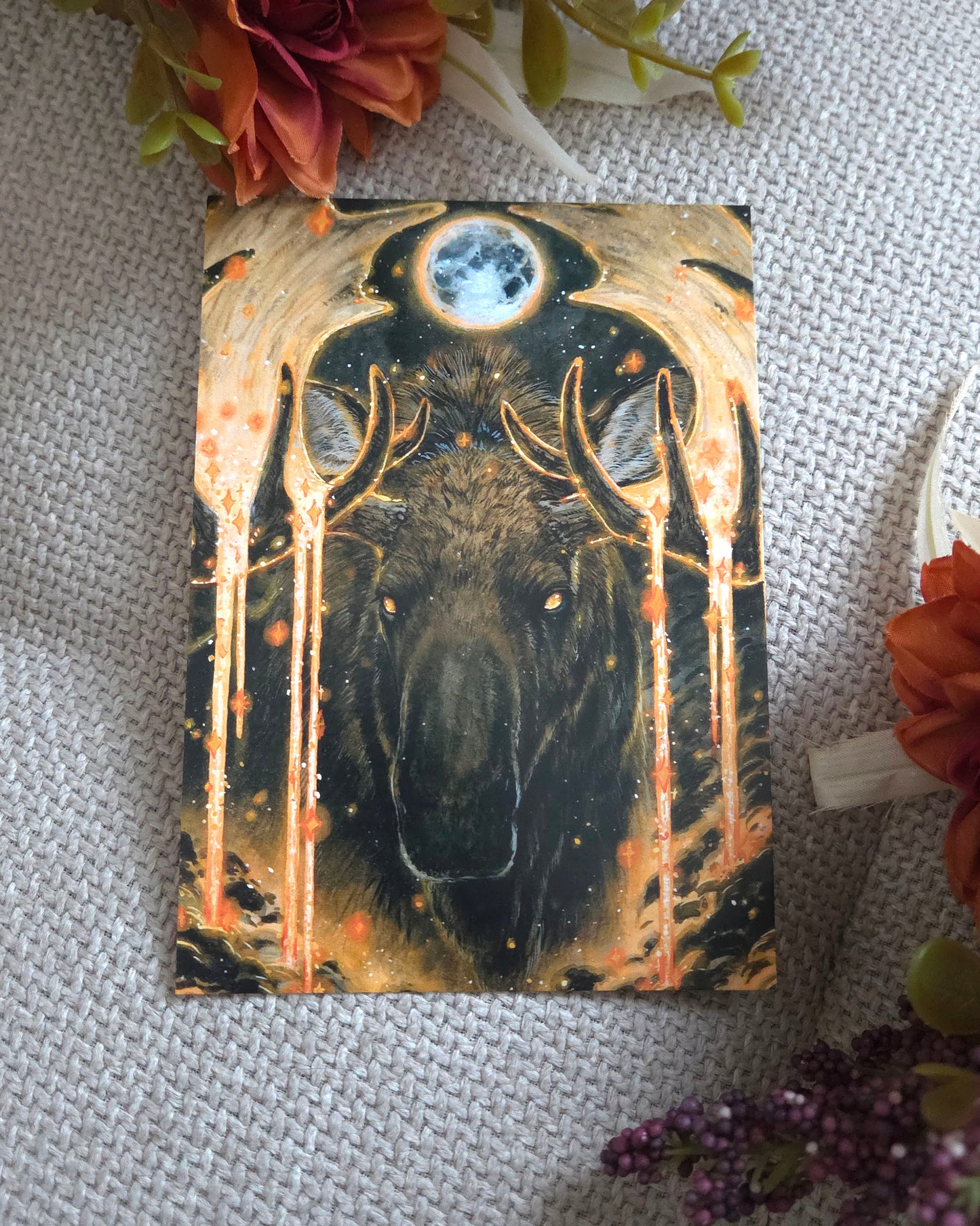 Star holder Postcard