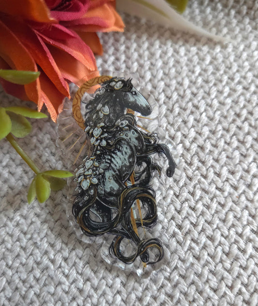 Kelpie Acrylic pin
