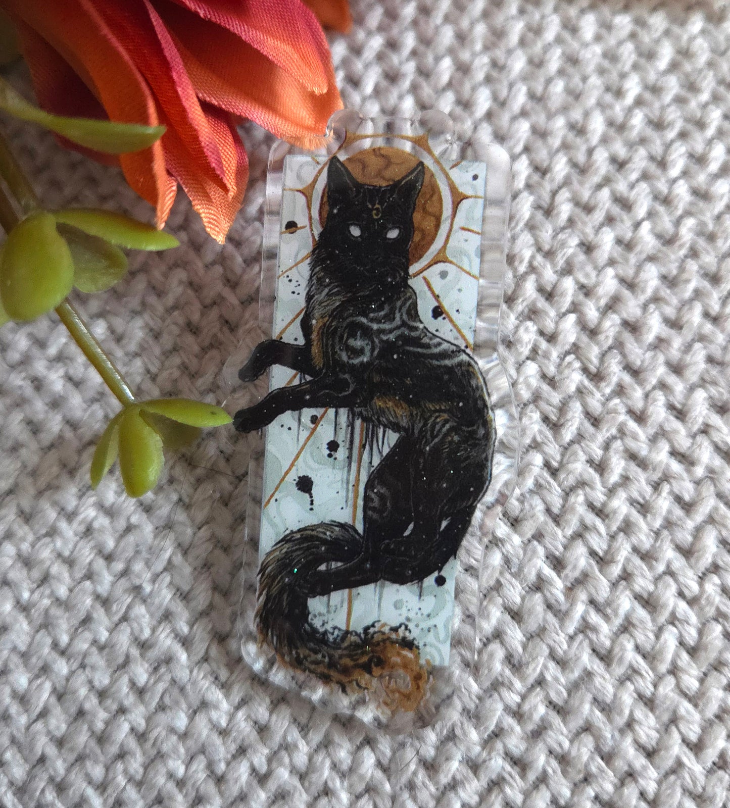 Bakeneko Acrylic pin