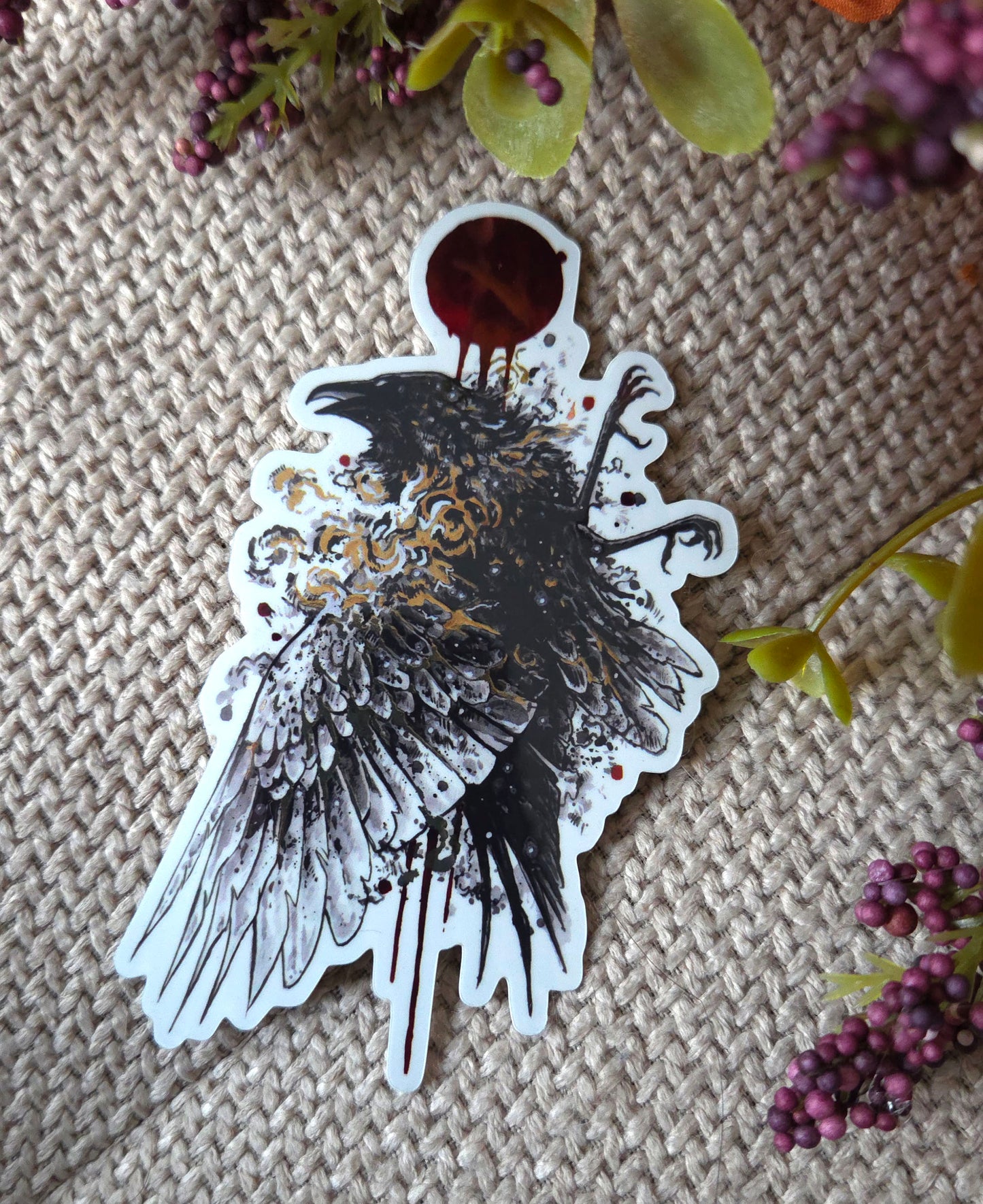 Apollos Raven Sticker