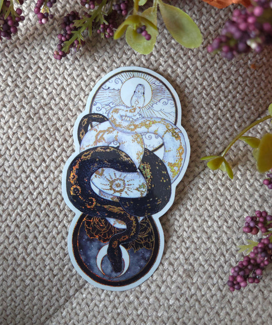 Sun and Moon Sticker