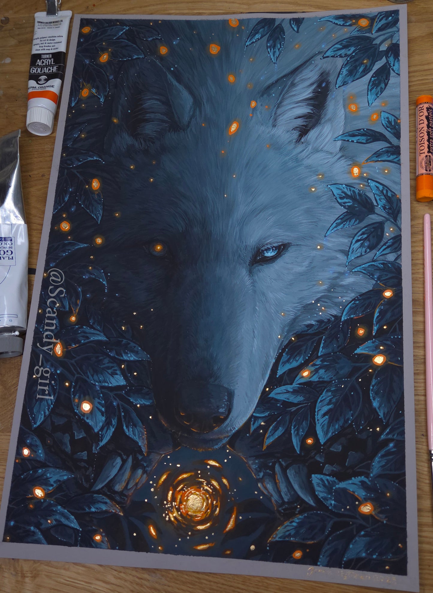 "In the Shadows" Original painting