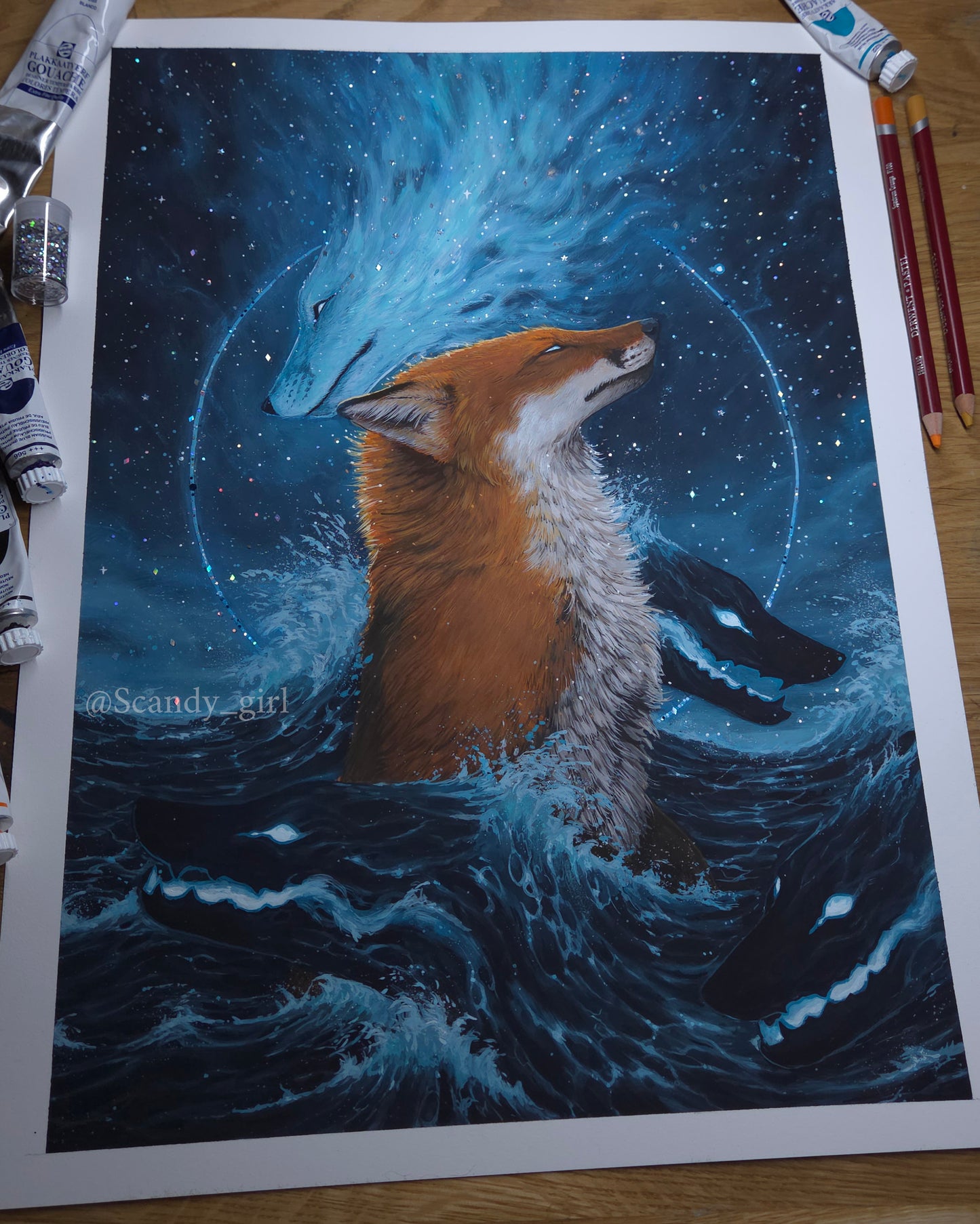 "Monsters" Original painting