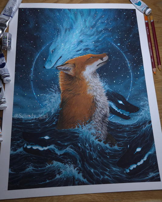 "Monsters" Original painting