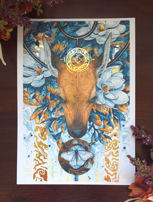 Rebirth Gold Foild print