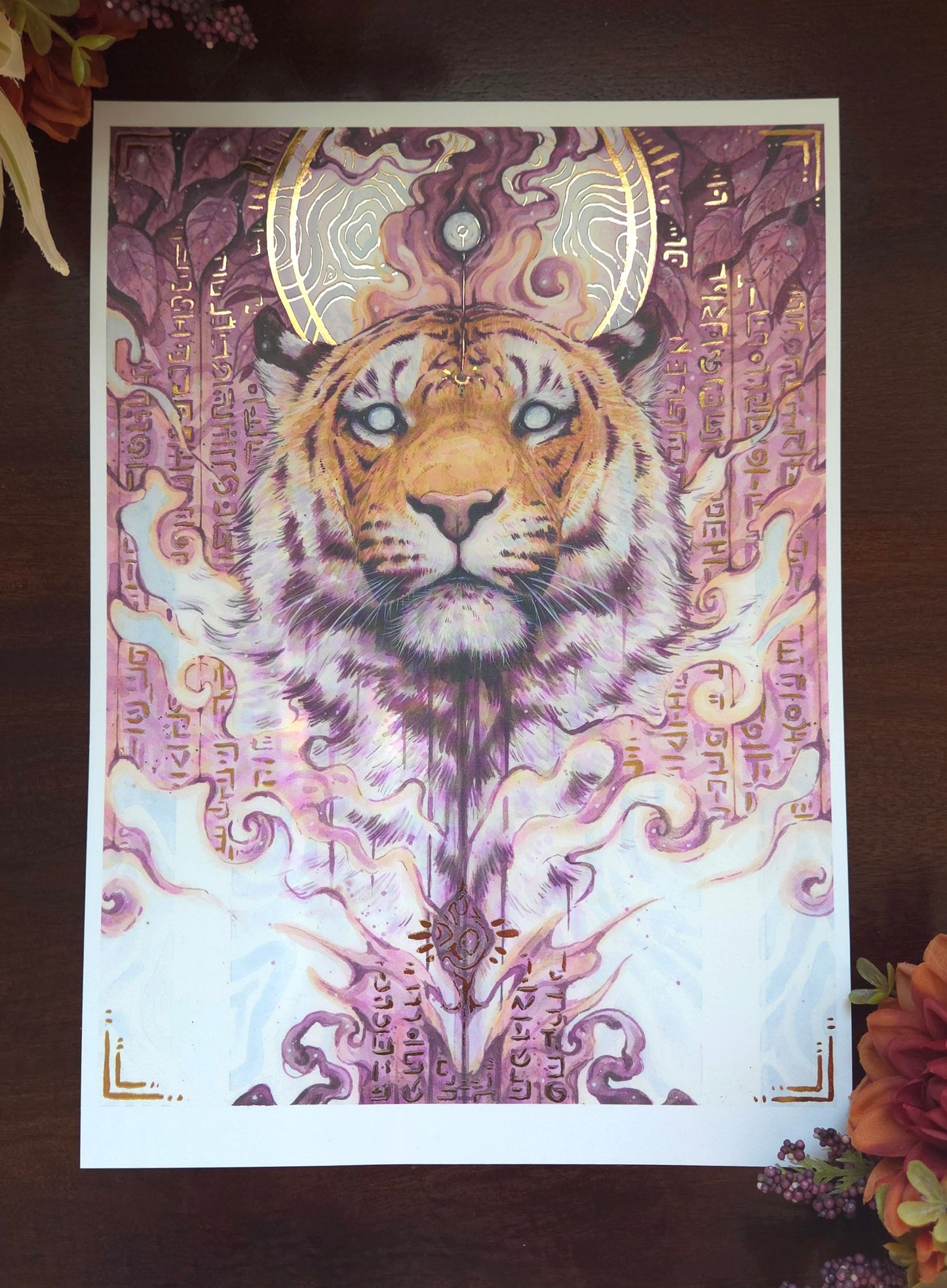 Cursed Gold Foild print