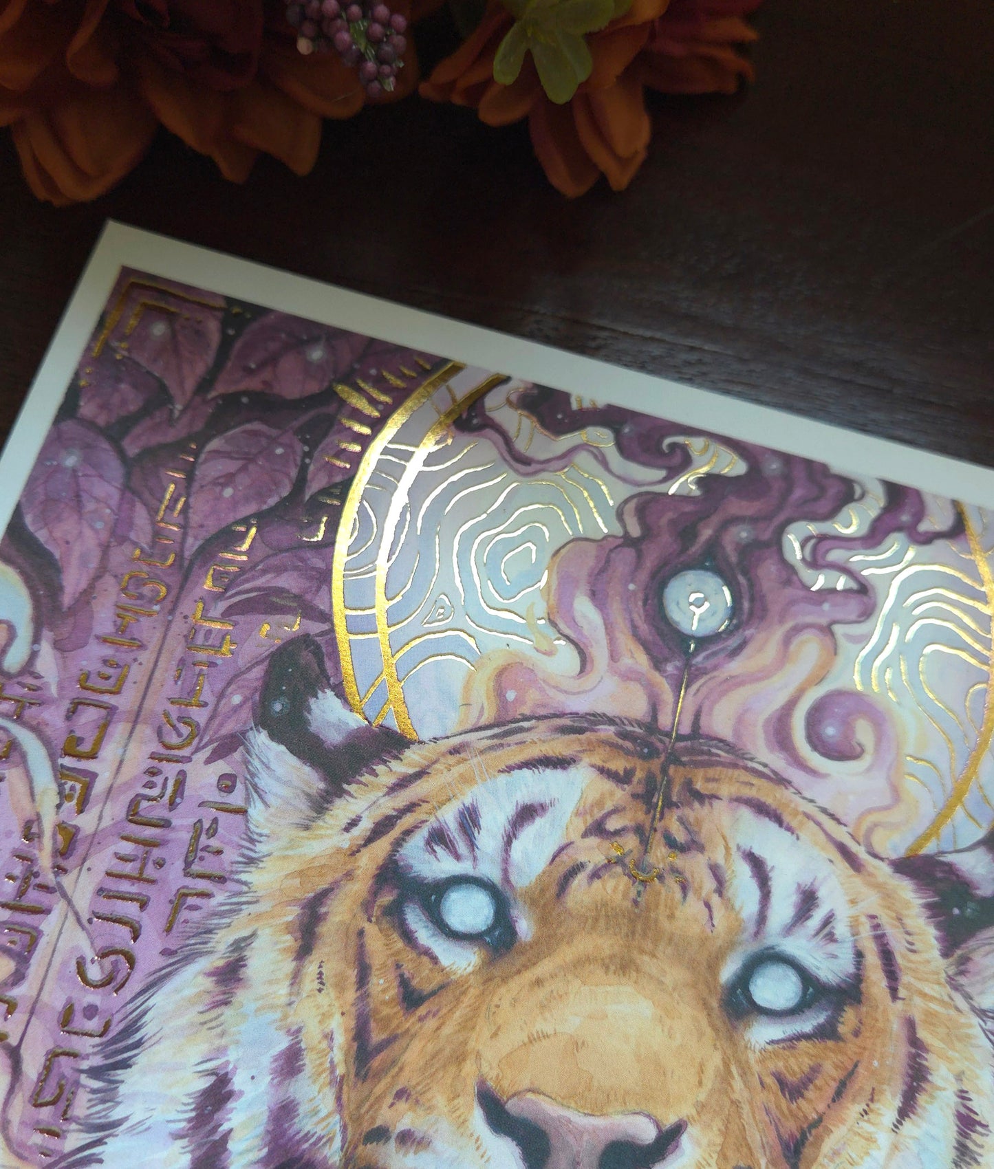 Cursed Gold Foild print