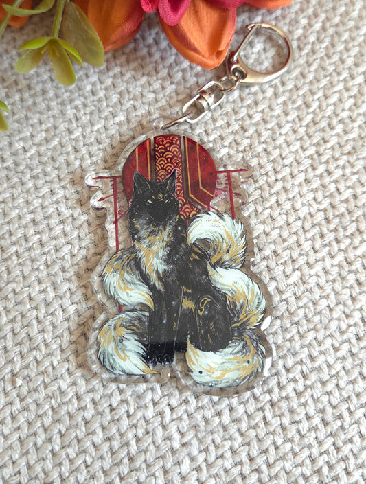 Kitsune Keychain