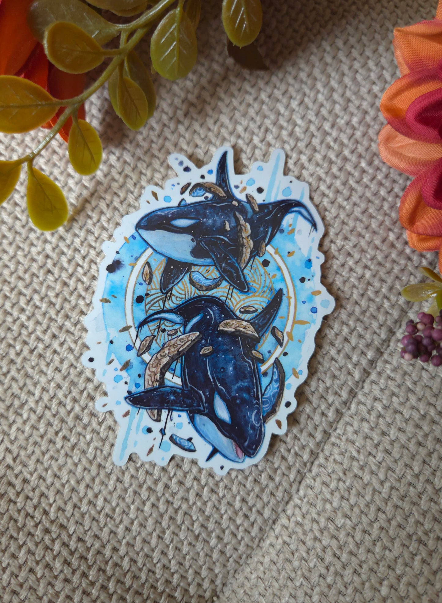 Ancient orcas Sticker