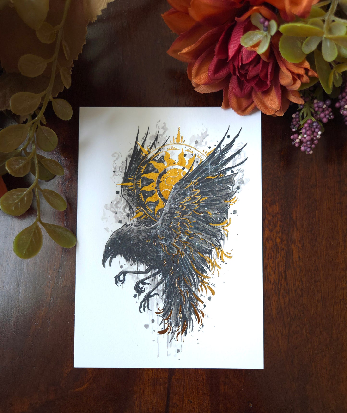 Sanzuwu A6 Gold foil print