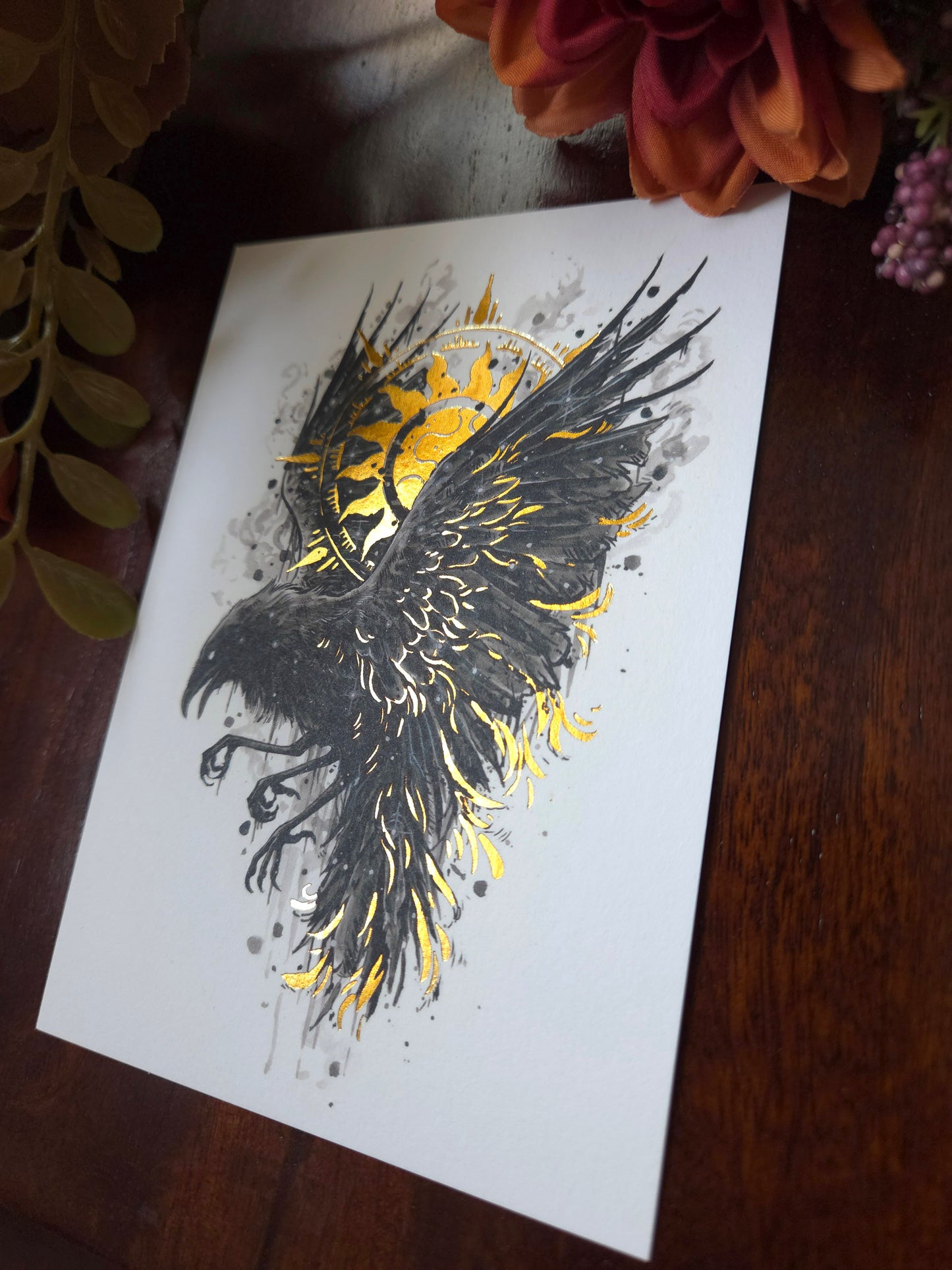 Sanzuwu A6 Gold foil print