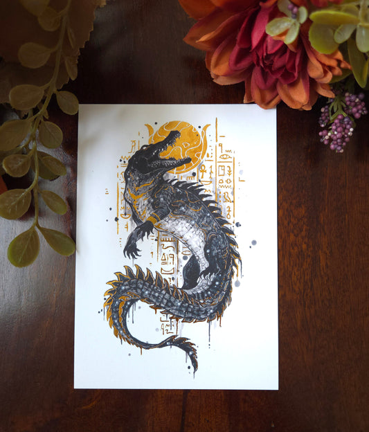 Sobek A6 Gold foil print