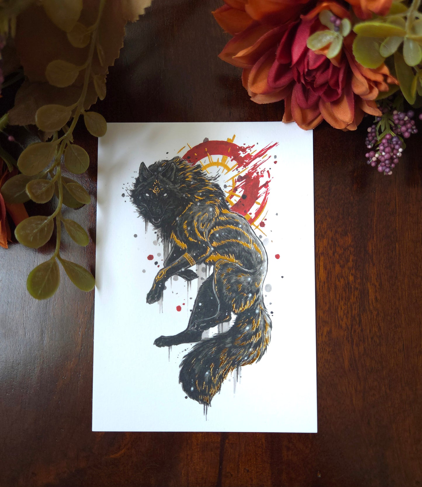 Amarok A6 Gold foil print