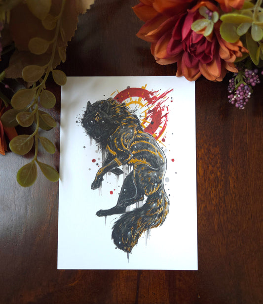 Amarok A6 Gold foil print