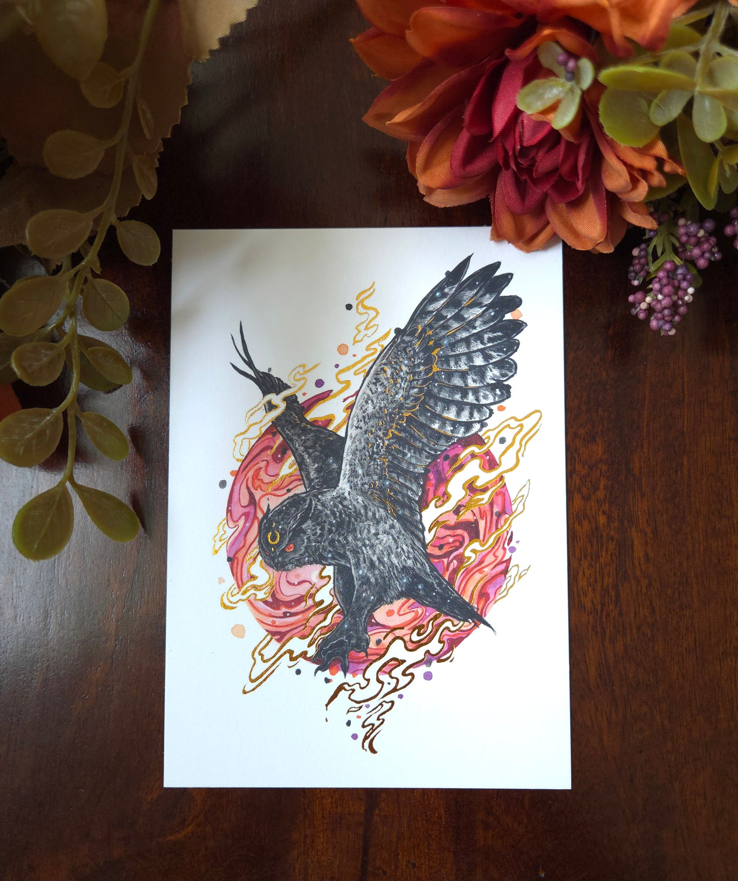 Tatarimokke A6 Gold foil print