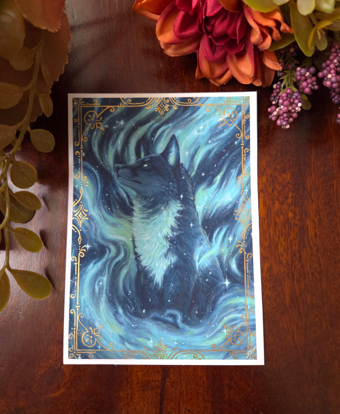 Aurora fox BIG Sticker