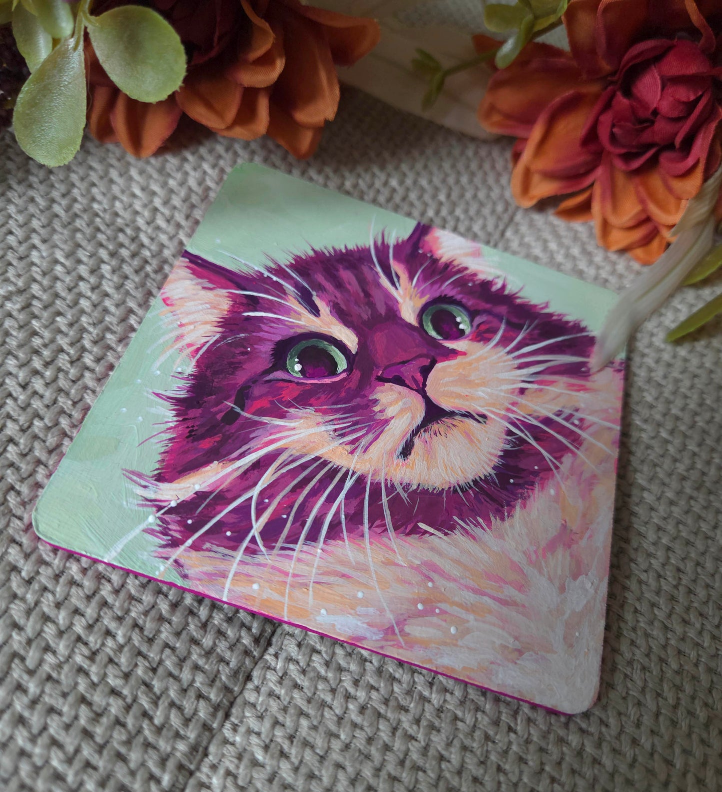 8# Original Coaster painting