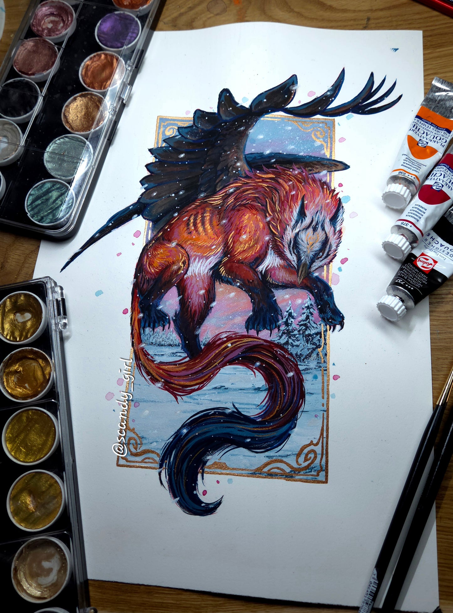 Bearded Vulture Griffin ORIGINAL
