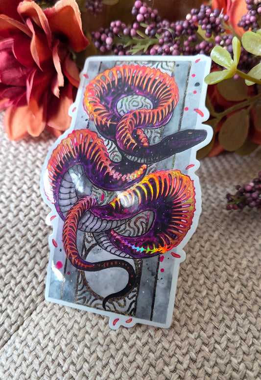 Snake Bones Sticker