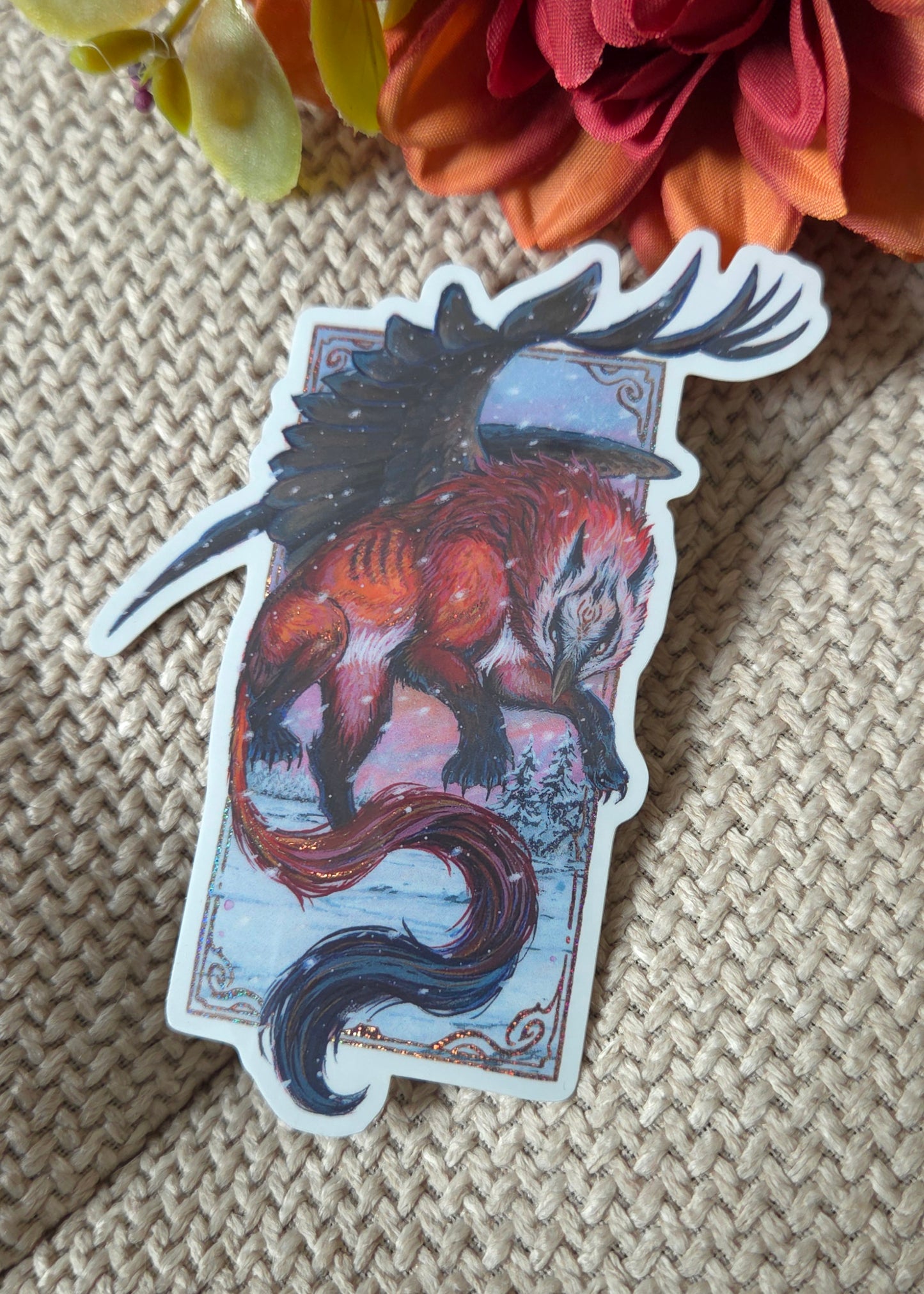 Bearded Vulture Griffin Sticker