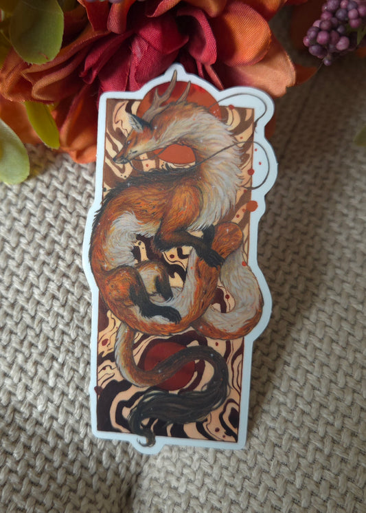 Fox Dragon Sticker