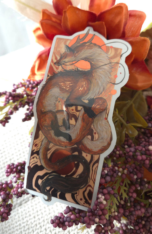 Fox Dragon Sticker