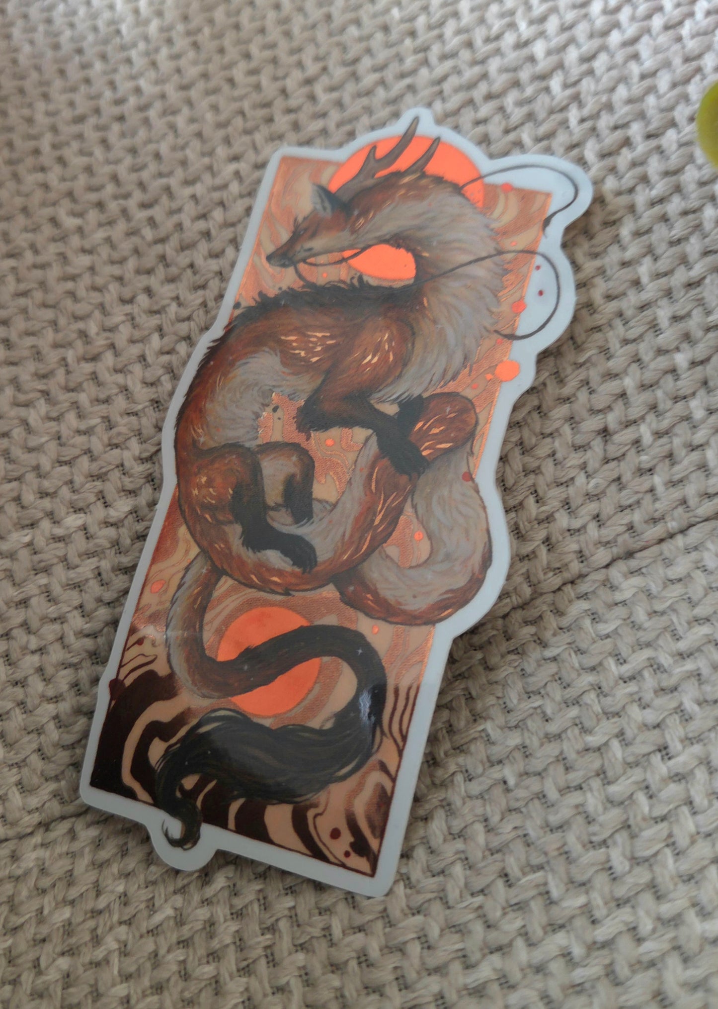 Fox Dragon Sticker