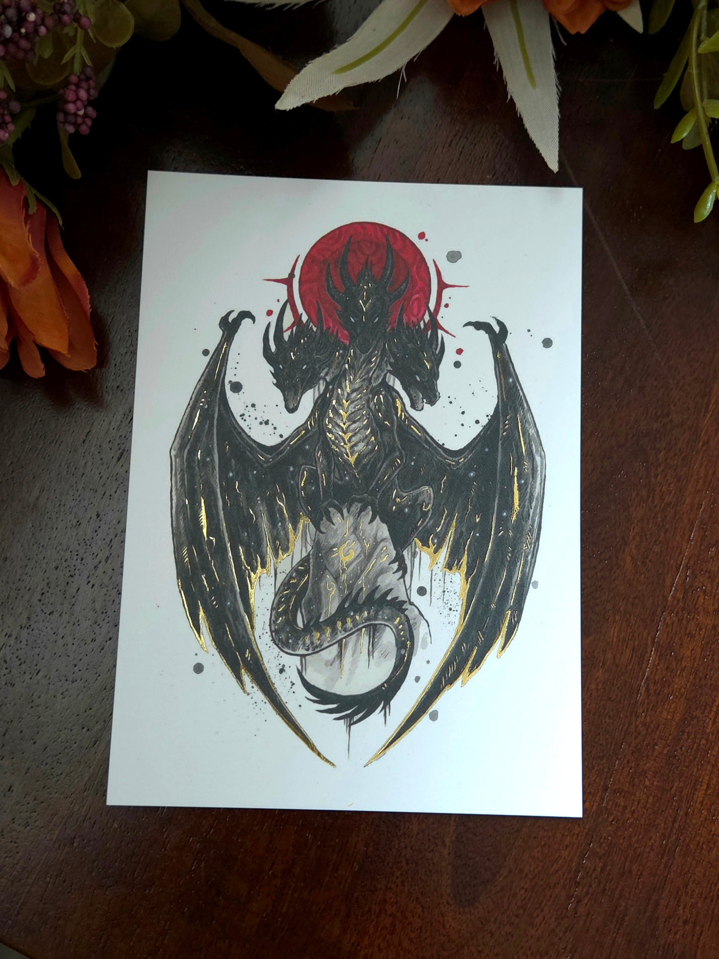 Chudo Yudo A6 Gold foil print