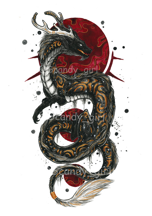 Mythtober Qinlong Print