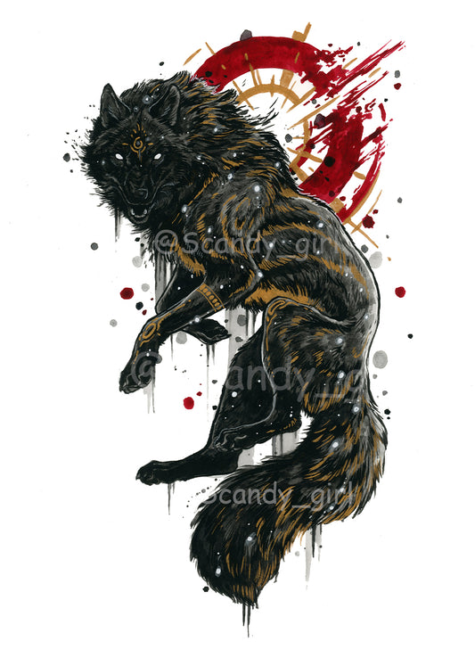 Mythtober Amarok Print