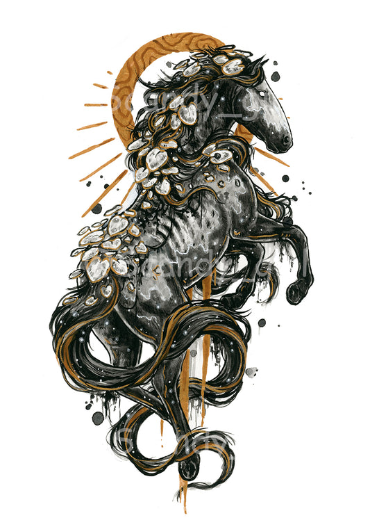 Mythtober Kelpie Print